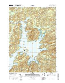 Cranberry Lake New York Current topographic map, 1:24000 scale, 7.5 X 7.5 Minute, Year 2016
