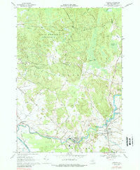 Croghan New York Historical topographic map, 1:24000 scale, 7.5 X 7.5 Minute, Year 1966