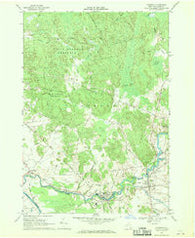 Croghan New York Historical topographic map, 1:24000 scale, 7.5 X 7.5 Minute, Year 1966