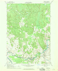 Croghan New York Historical topographic map, 1:24000 scale, 7.5 X 7.5 Minute, Year 1966
