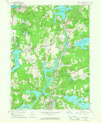 Croton Falls New York Historical topographic map, 1:24000 scale, 7.5 X 7.5 Minute, Year 1960