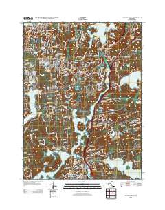 Croton Falls New York Historical topographic map, 1:24000 scale, 7.5 X 7.5 Minute, Year 2013