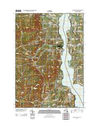 Crown Point New York Historical topographic map, 1:24000 scale, 7.5 X 7.5 Minute, Year 2013