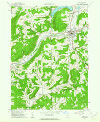 Cuba New York Historical topographic map, 1:24000 scale, 7.5 X 7.5 Minute, Year 1961