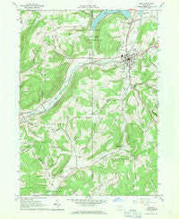 Cuba New York Historical topographic map, 1:24000 scale, 7.5 X 7.5 Minute, Year 1961