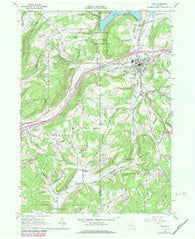 Cuba New York Historical topographic map, 1:24000 scale, 7.5 X 7.5 Minute, Year 1961