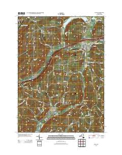 Cuba New York Historical topographic map, 1:24000 scale, 7.5 X 7.5 Minute, Year 2013