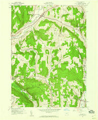 Cuyler New York Historical topographic map, 1:24000 scale, 7.5 X 7.5 Minute, Year 1943
