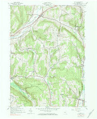 Cuyler New York Historical topographic map, 1:24000 scale, 7.5 X 7.5 Minute, Year 1943