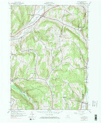 Cuyler New York Historical topographic map, 1:24000 scale, 7.5 X 7.5 Minute, Year 1943