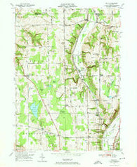 Dale New York Historical topographic map, 1:24000 scale, 7.5 X 7.5 Minute, Year 1949
