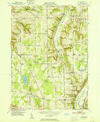 Dale New York Historical topographic map, 1:24000 scale, 7.5 X 7.5 Minute, Year 1951