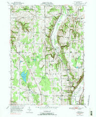 Dale New York Historical topographic map, 1:24000 scale, 7.5 X 7.5 Minute, Year 1949