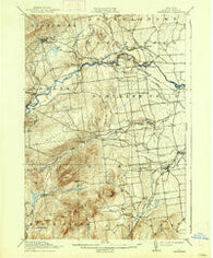 Dannemora New York Historical topographic map, 1:62500 scale, 15 X 15 Minute, Year 1913