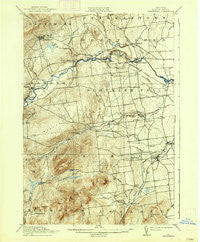 Dannemora New York Historical topographic map, 1:62500 scale, 15 X 15 Minute, Year 1913
