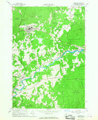 Dannemora New York Historical topographic map, 1:24000 scale, 7.5 X 7.5 Minute, Year 1966
