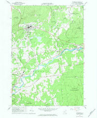 Dannemora New York Historical topographic map, 1:24000 scale, 7.5 X 7.5 Minute, Year 1966