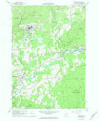 Dannemora New York Historical topographic map, 1:24000 scale, 7.5 X 7.5 Minute, Year 1966