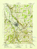 Dansville New York Historical topographic map, 1:31680 scale, 7.5 X 7.5 Minute, Year 1942