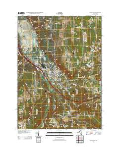 Dansville New York Historical topographic map, 1:24000 scale, 7.5 X 7.5 Minute, Year 2013