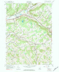 Davenport New York Historical topographic map, 1:24000 scale, 7.5 X 7.5 Minute, Year 1943