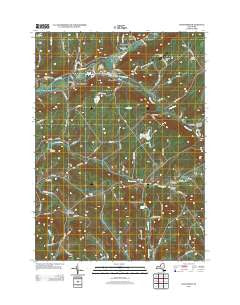 Davenport New York Historical topographic map, 1:24000 scale, 7.5 X 7.5 Minute, Year 2013