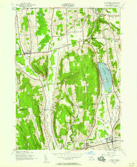 De Ruyter New York Historical topographic map, 1:24000 scale, 7.5 X 7.5 Minute, Year 1943