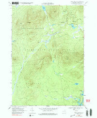 Debar Mountain New York Historical topographic map, 1:24000 scale, 7.5 X 7.5 Minute, Year 1968