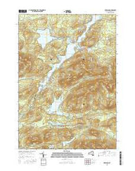 Deerland New York Current topographic map, 1:24000 scale, 7.5 X 7.5 Minute, Year 2016