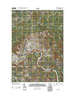 Deferiet New York Historical topographic map, 1:24000 scale, 7.5 X 7.5 Minute, Year 2013