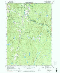 Degrasse New York Historical topographic map, 1:24000 scale, 7.5 X 7.5 Minute, Year 1969