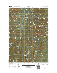 Degrasse New York Historical topographic map, 1:24000 scale, 7.5 X 7.5 Minute, Year 2013