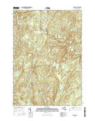 Degrasse New York Current topographic map, 1:24000 scale, 7.5 X 7.5 Minute, Year 2016