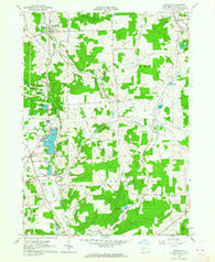 Delevan New York Historical topographic map, 1:24000 scale, 7.5 X 7.5 Minute, Year 1963