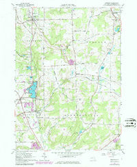 Delevan New York Historical topographic map, 1:24000 scale, 7.5 X 7.5 Minute, Year 1963