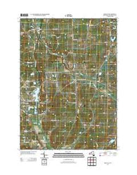 Delevan New York Historical topographic map, 1:24000 scale, 7.5 X 7.5 Minute, Year 2013
