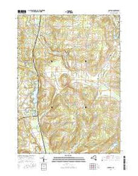 Delevan New York Current topographic map, 1:24000 scale, 7.5 X 7.5 Minute, Year 2016