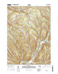 Delhi New York Current topographic map, 1:24000 scale, 7.5 X 7.5 Minute, Year 2016
