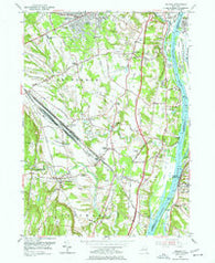 Delmar New York Historical topographic map, 1:24000 scale, 7.5 X 7.5 Minute, Year 1953
