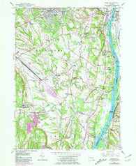 Delmar New York Historical topographic map, 1:24000 scale, 7.5 X 7.5 Minute, Year 1953