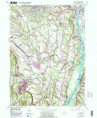 Delmar New York Historical topographic map, 1:24000 scale, 7.5 X 7.5 Minute, Year 1953
