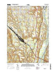 Delmar New York Current topographic map, 1:24000 scale, 7.5 X 7.5 Minute, Year 2016