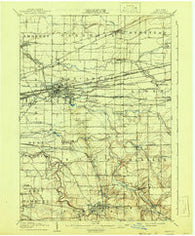 Depew New York Historical topographic map, 1:62500 scale, 15 X 15 Minute, Year 1905
