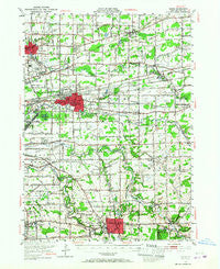 Depew New York Historical topographic map, 1:62500 scale, 15 X 15 Minute, Year 1948