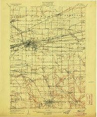 Depew New York Historical topographic map, 1:62500 scale, 15 X 15 Minute, Year 1905