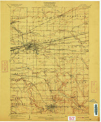 Depew New York Historical topographic map, 1:62500 scale, 15 X 15 Minute, Year 1905