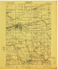 Depew New York Historical topographic map, 1:62500 scale, 15 X 15 Minute, Year 1905