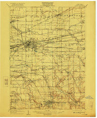 Depew New York Historical topographic map, 1:62500 scale, 15 X 15 Minute, Year 1905