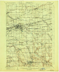 Depew New York Historical topographic map, 1:62500 scale, 15 X 15 Minute, Year 1905