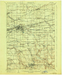 Depew New York Historical topographic map, 1:62500 scale, 15 X 15 Minute, Year 1905